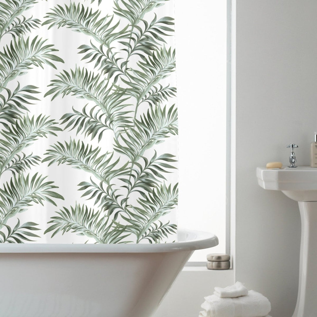 Shower Curtain with Hooks