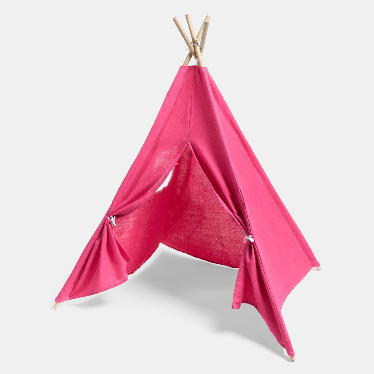 Foldable Kid's Storage Teepee - Hot Pink
