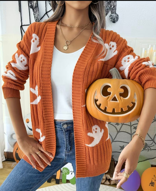 Ladies ghost cardigan