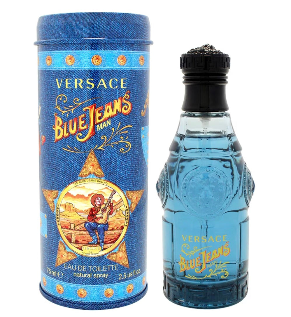 Versace Blue Jeans Eau De Toilette for Men, 75 ml