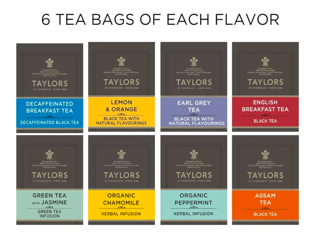 Taylors of Harrogate Assorted Speciality Teas Selection Gift Box