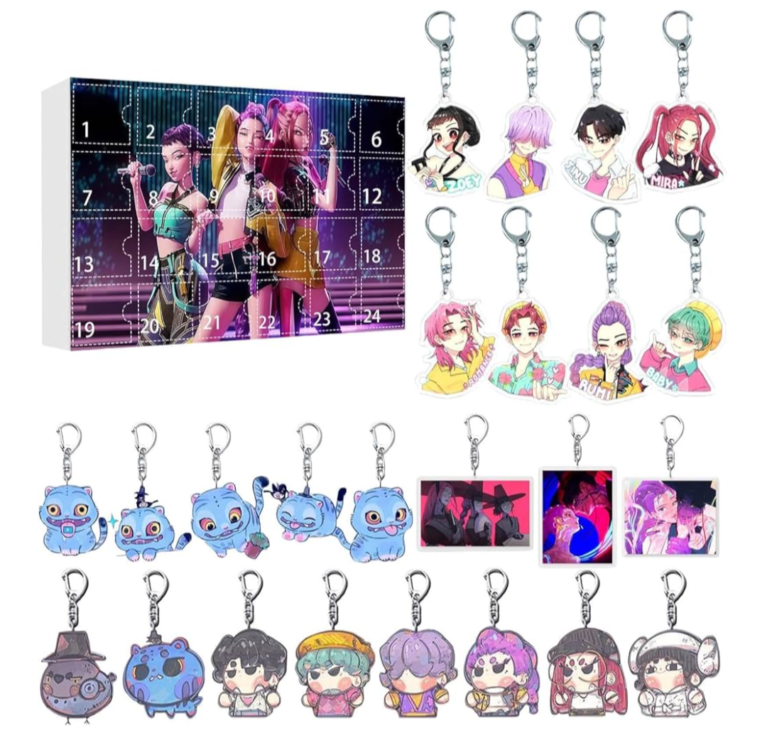 Demon hunters keyring advent calendar