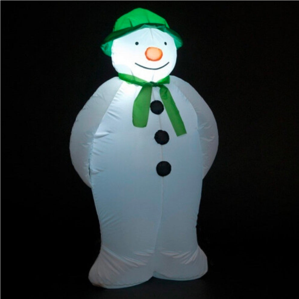 1.8M The Snowman With 6 Ice White LED's