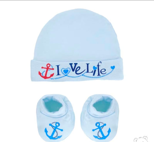 Newborn Hat & Booties