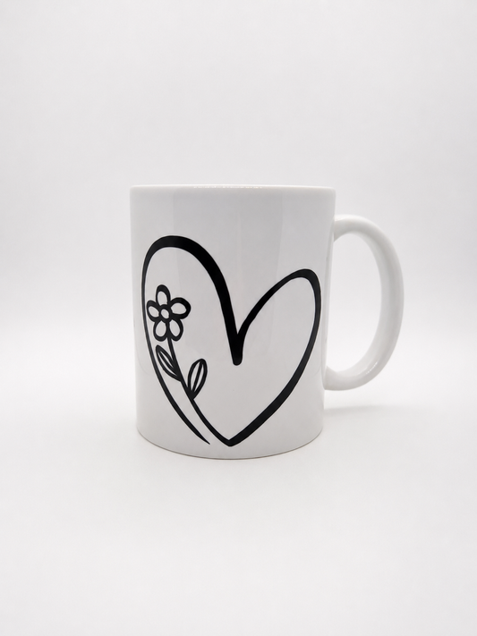 Heart & Flower Mug