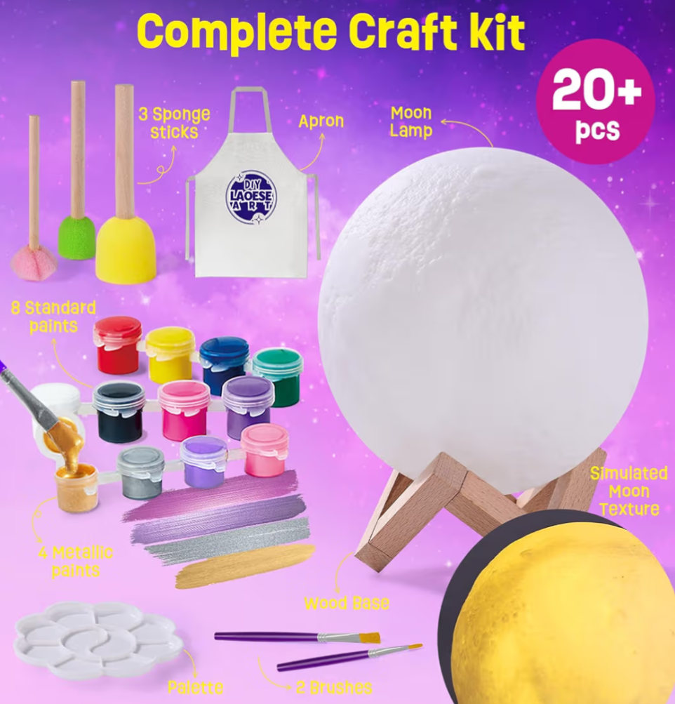 DIY Moon Lamp