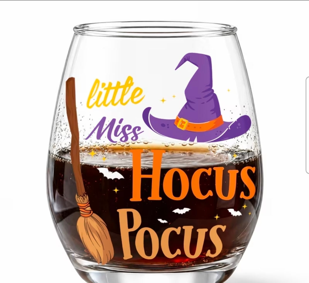 Miss Hocus Pocus Glass