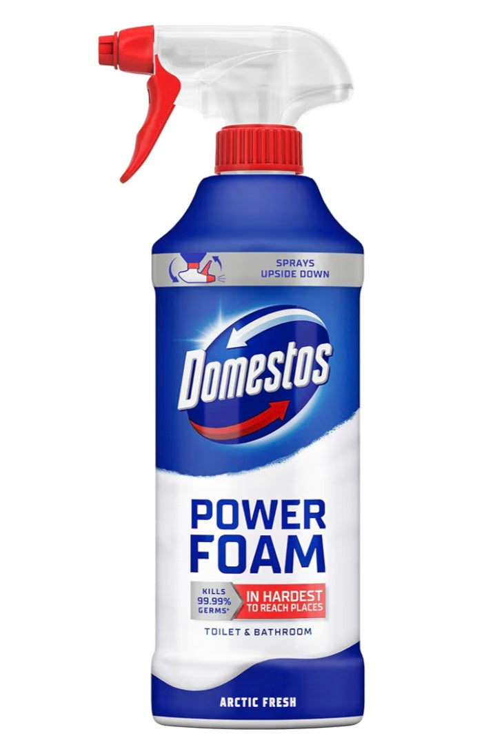Domestos Mint Boost Bleach Foam spray