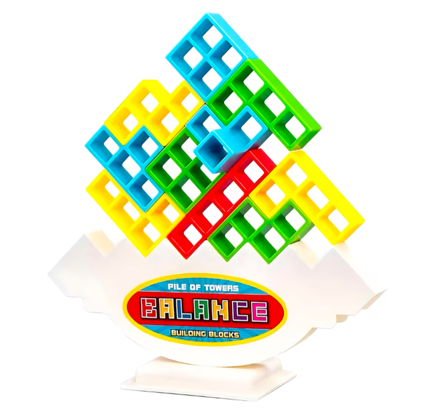 48Pcs Tetra Tower Balance Game