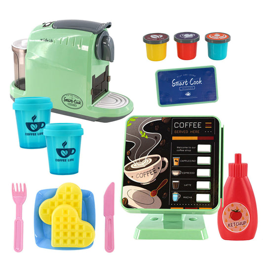 Kids Coffee Maker Role Play Set