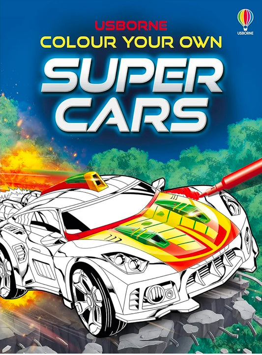 Super Cars Colouring Book