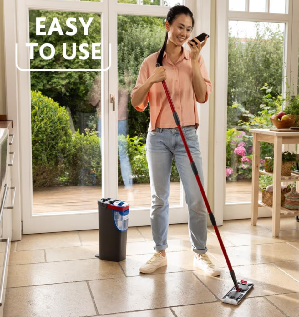H2PrO Flat Mop System - Clean and Dirty Water Separation