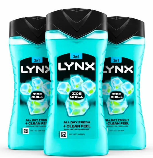 Lynx Ice Chill 3x225ml