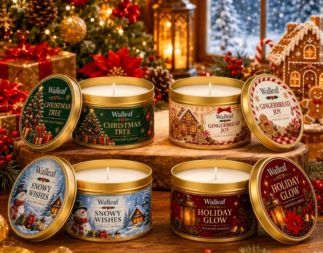 4pc Christmas Candle set