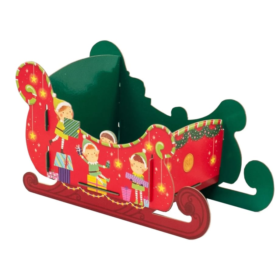 Delivery Sleigh Elves Gift Box