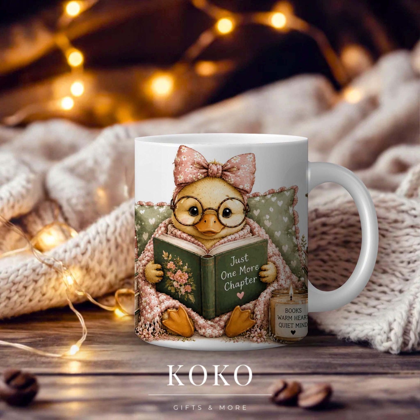 Duck Book Mug