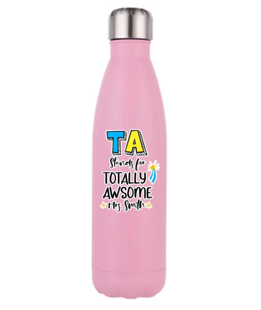 Personalised TA Totally Awesome Water Bottle