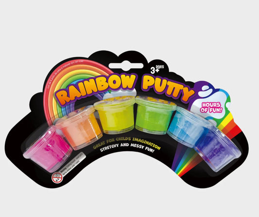 Rainbow Putty 6 Tub Pack