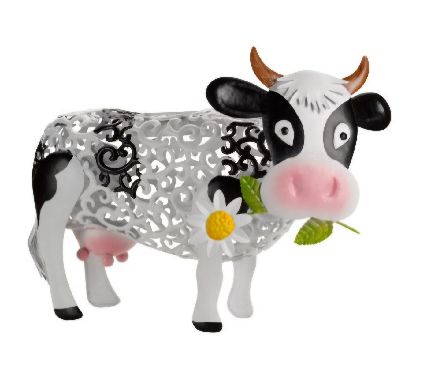 Solar Daisy The Cow Silhouette Light