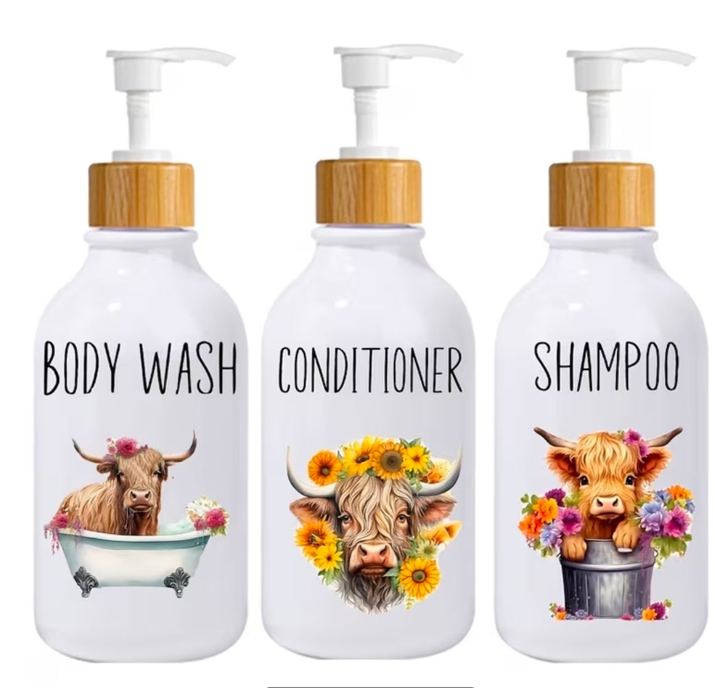 Bathroom Dispenser Bottles