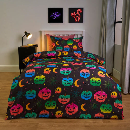 Halloween Duvet Set - Black