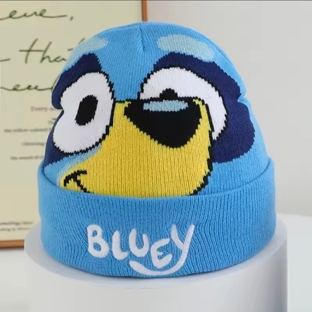 Blue Dog Beanie Hat