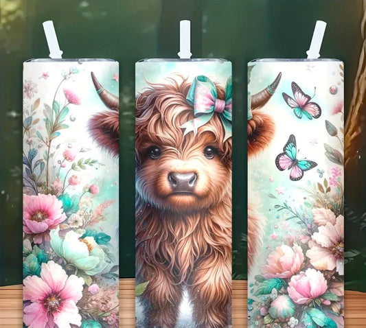 Cute Highland cow Tumbler