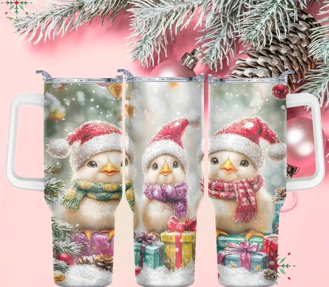 40oz Christmas Duck Tumbler