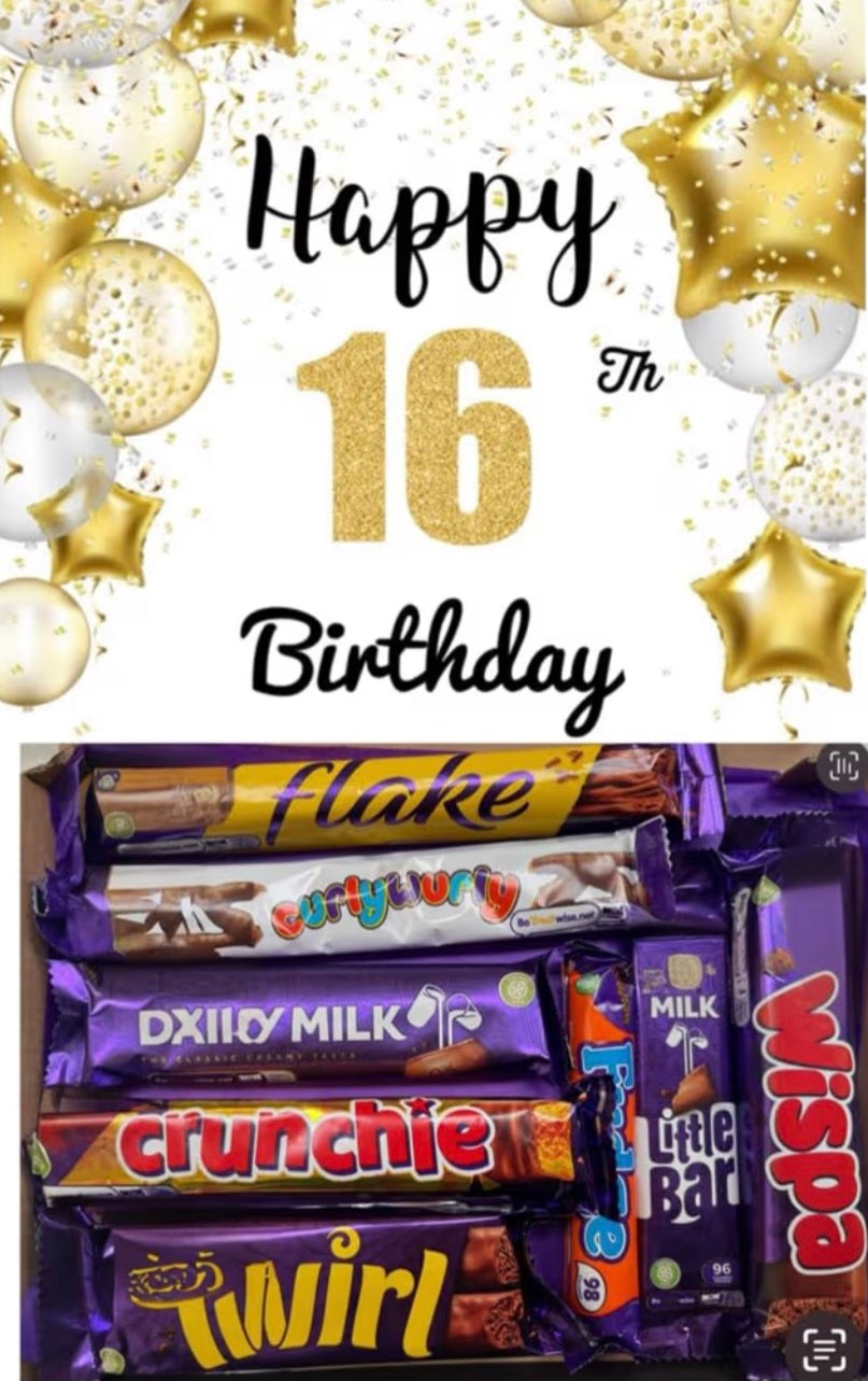 16th Birthday Chocolates Hamper