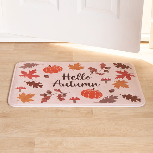 Hello Autumn Door mat