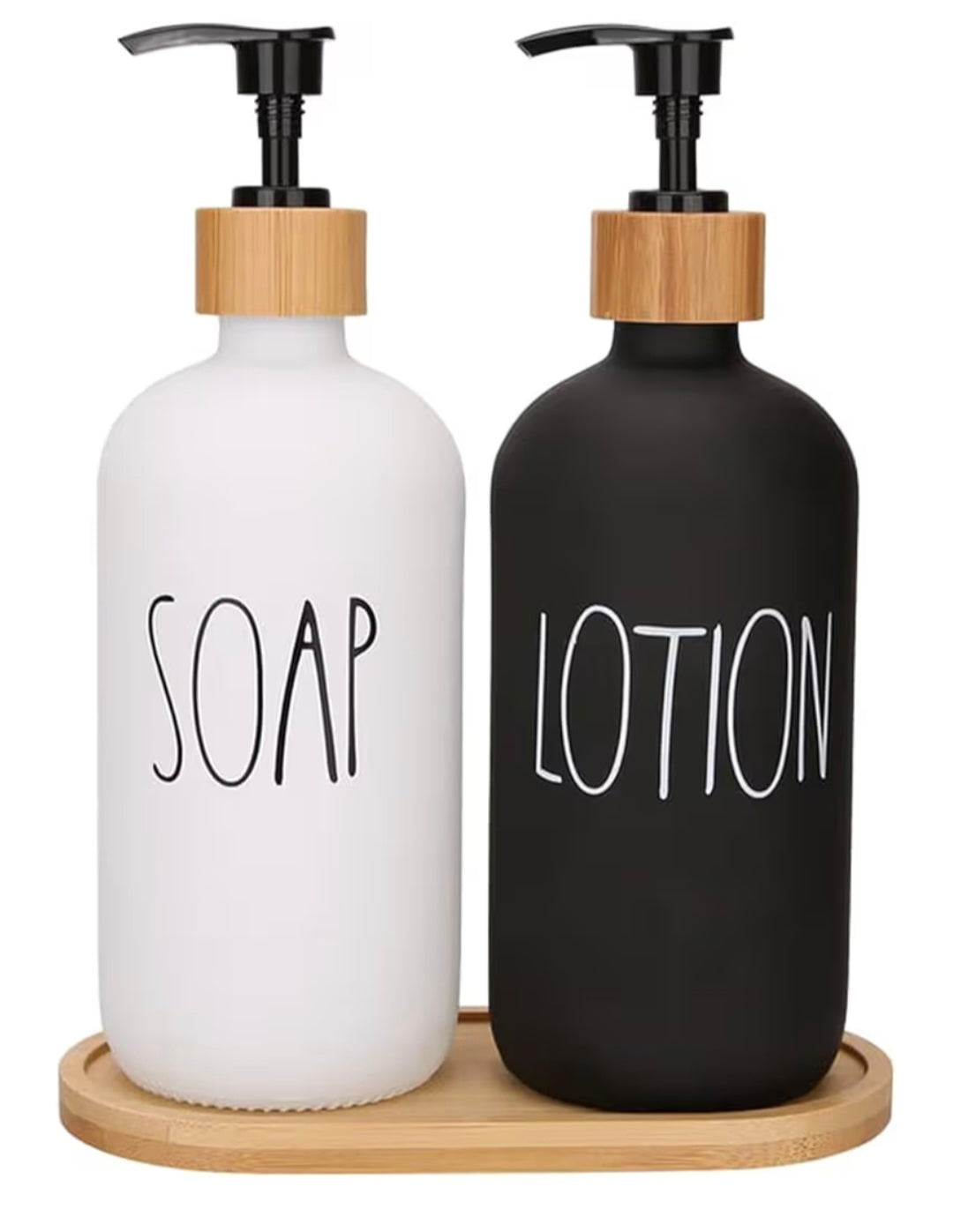 Soap Dispenser Set of 2 - soap and lotion