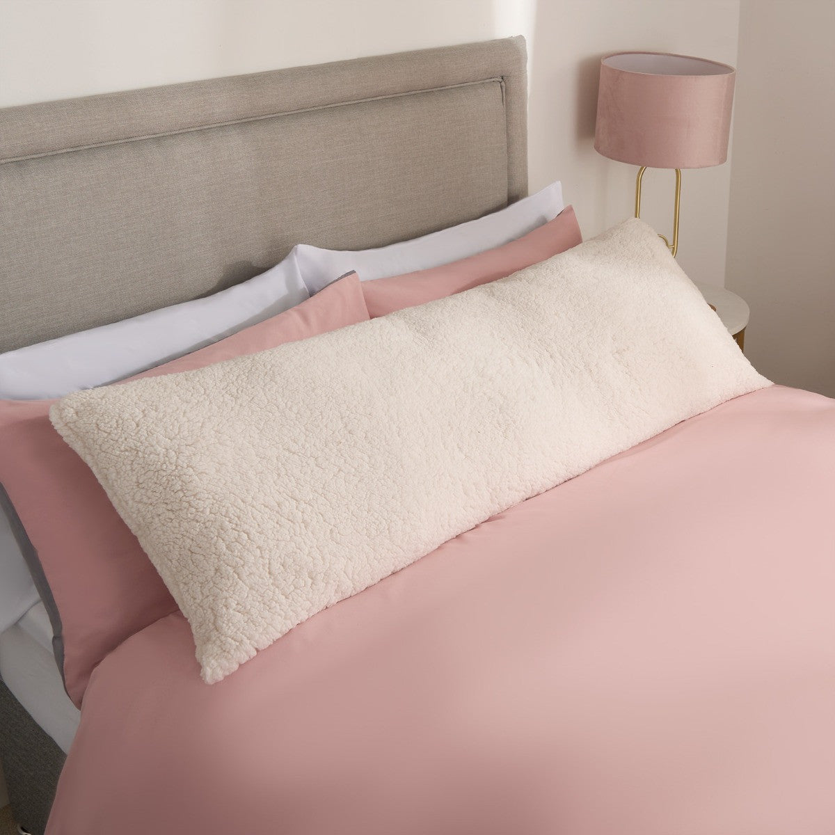Teddy bolster pillow