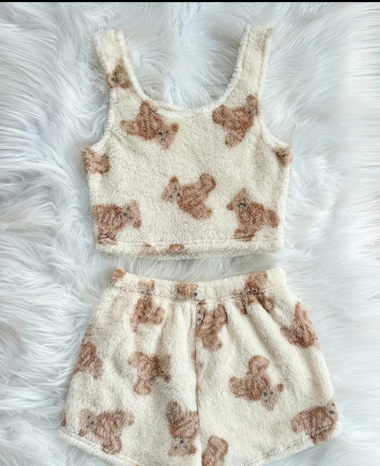 Ladies Fleece Pyjamas