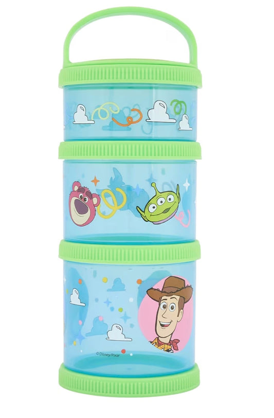 3pc Stackable snack pots
