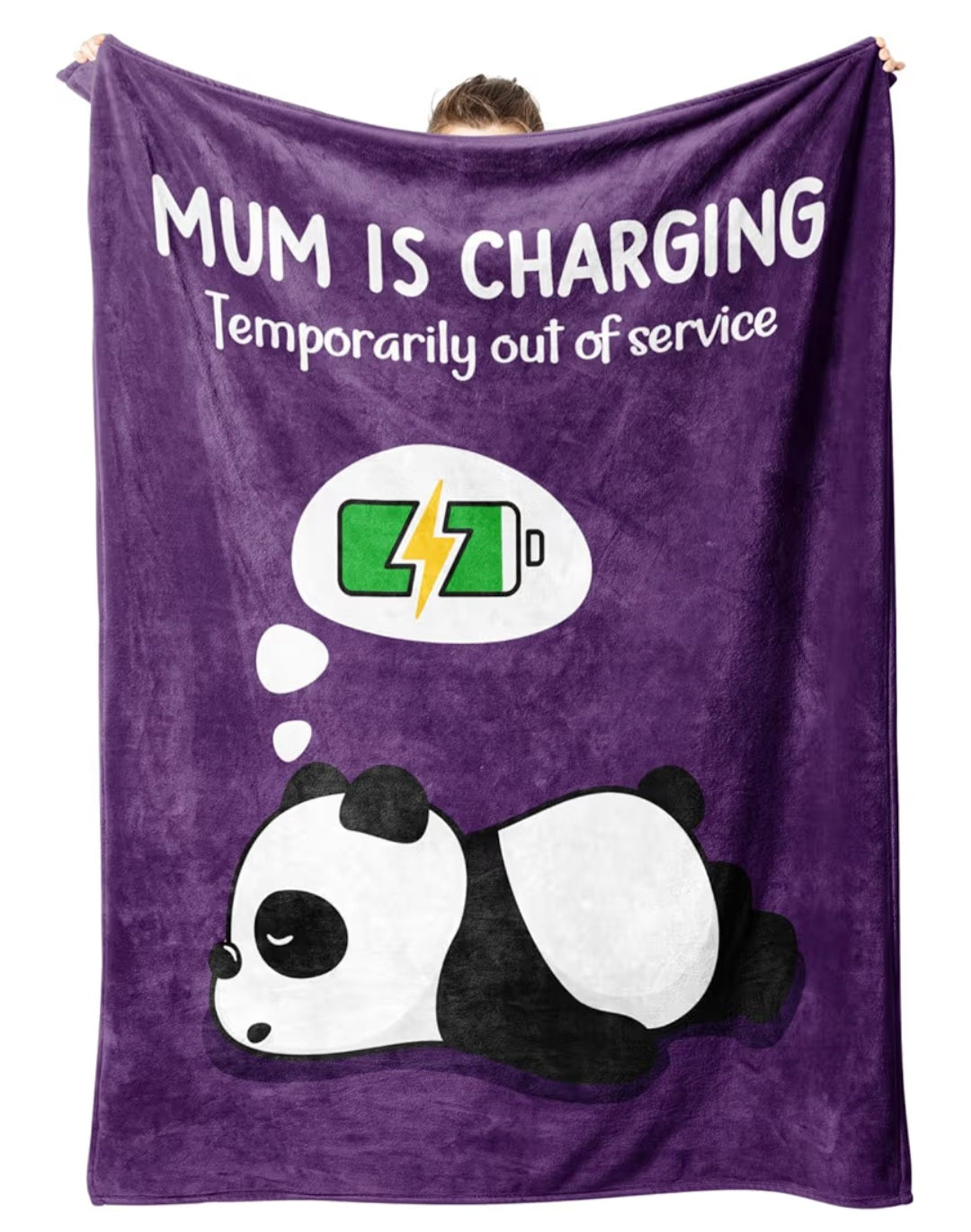 Mum is charging blanket
