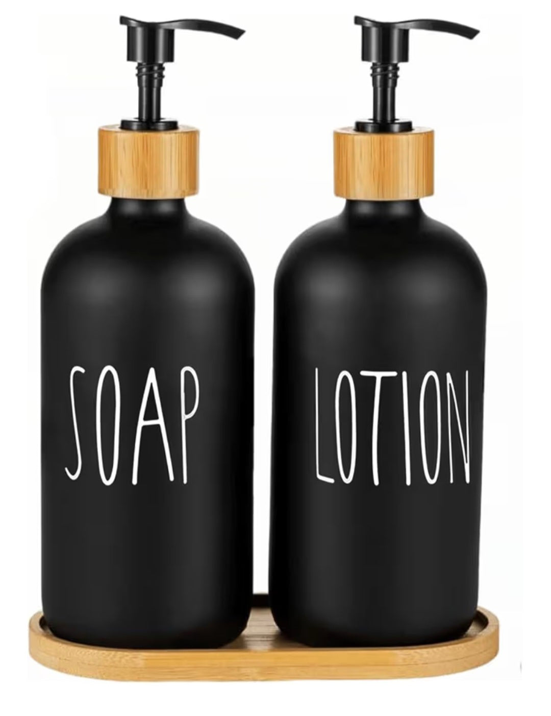 Soap Dispenser Set of 2 - soap and lotion