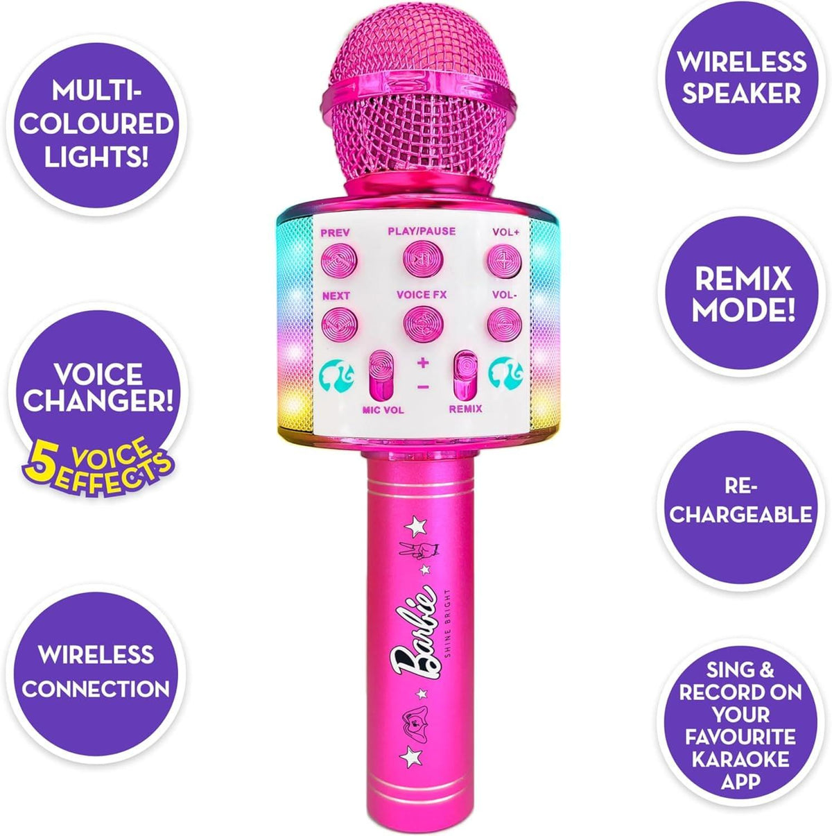 Barbie microphone