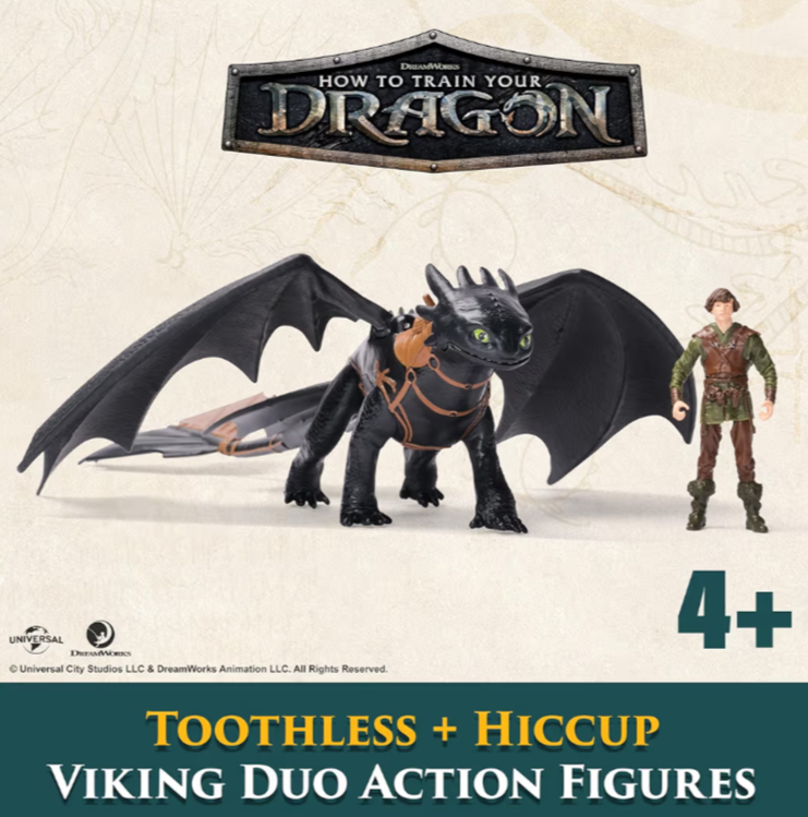 HTTY Dragon Toothless and Hiccup