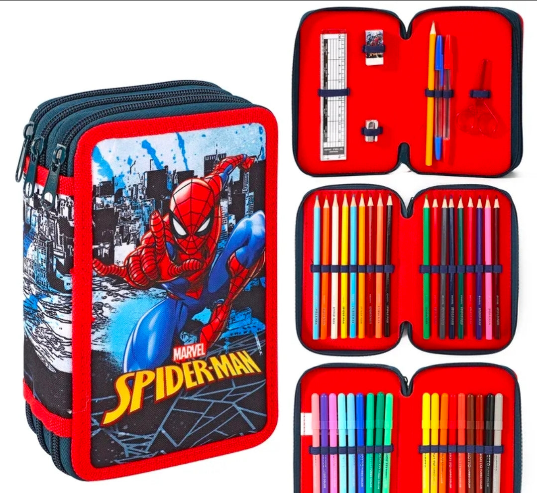 Spidey 3 Layer Pencil Case