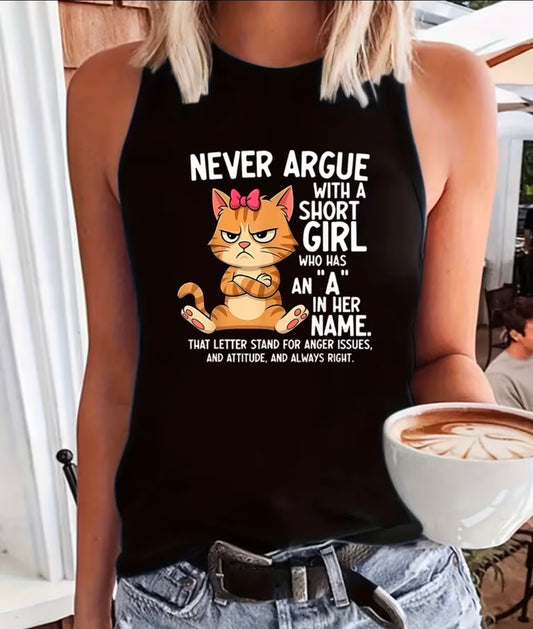 Never Argue With... Ladies Vest
