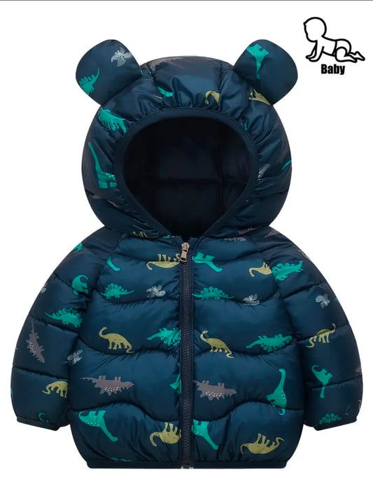 Boys Dino Padded Jacket