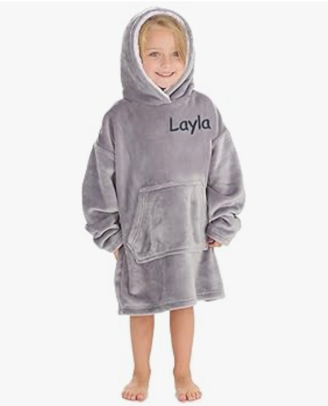 Kids personalised Hoodie Blanket