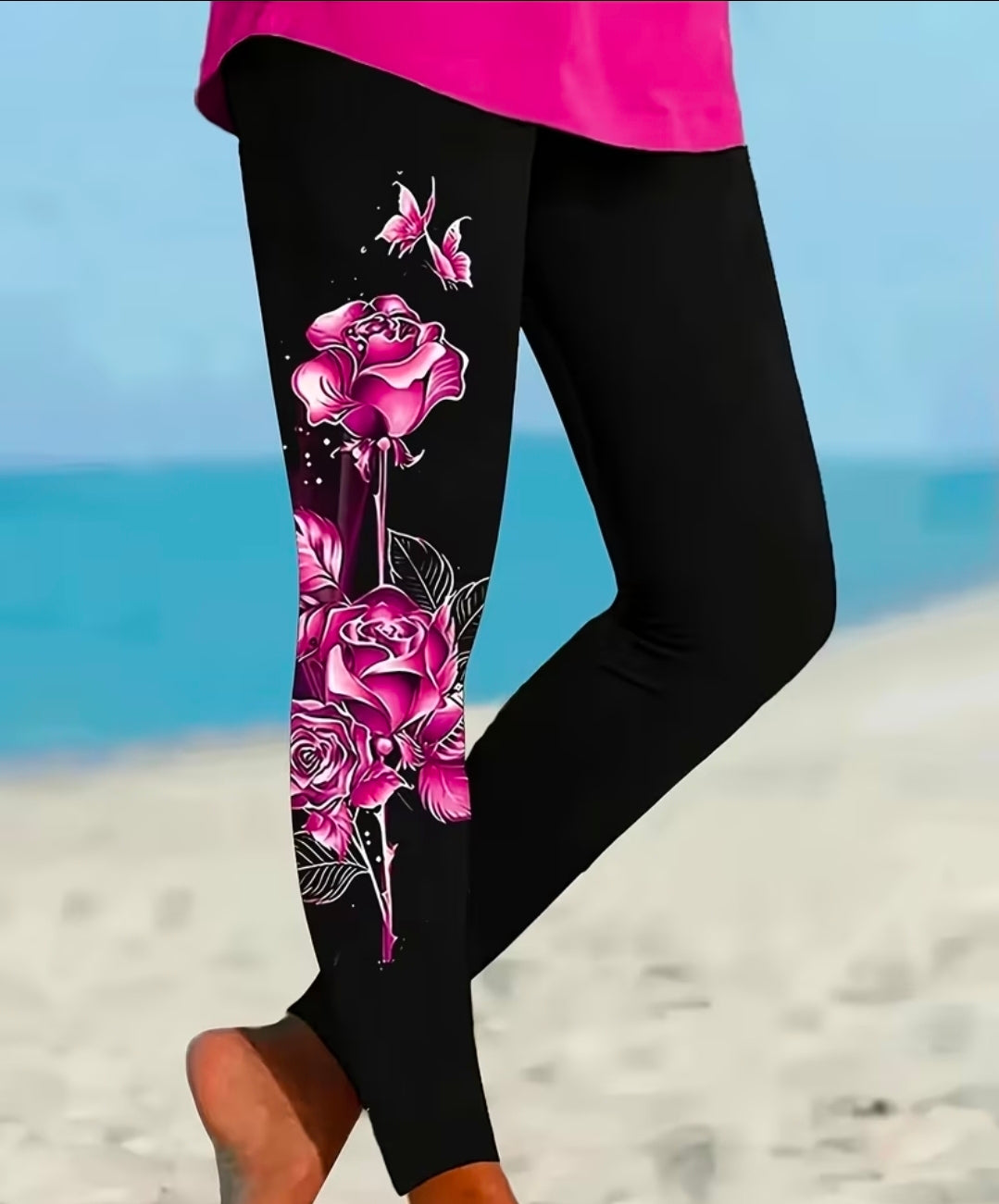 Floral Print Leggings