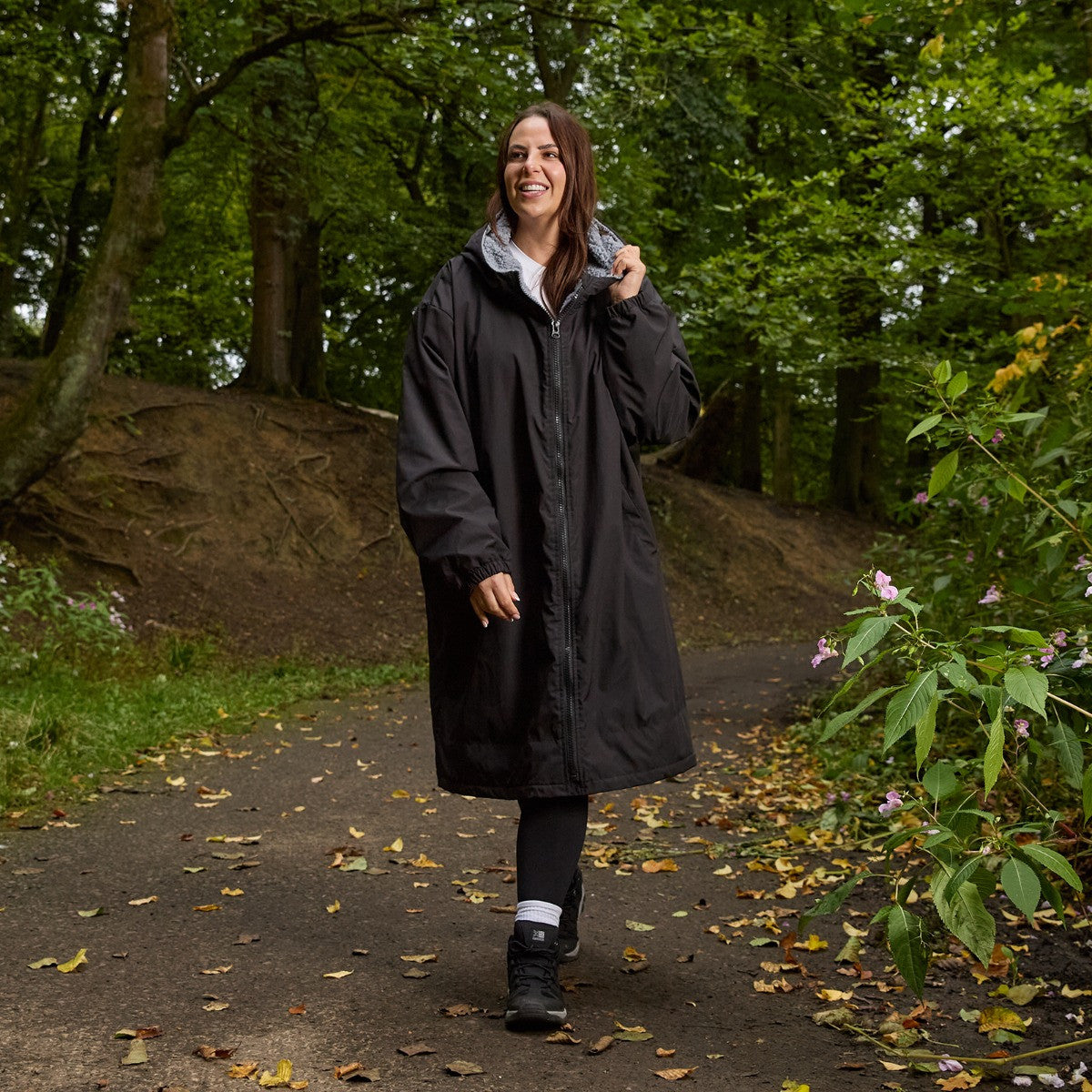 Adults Water Resistant Sherpa Drying Robe