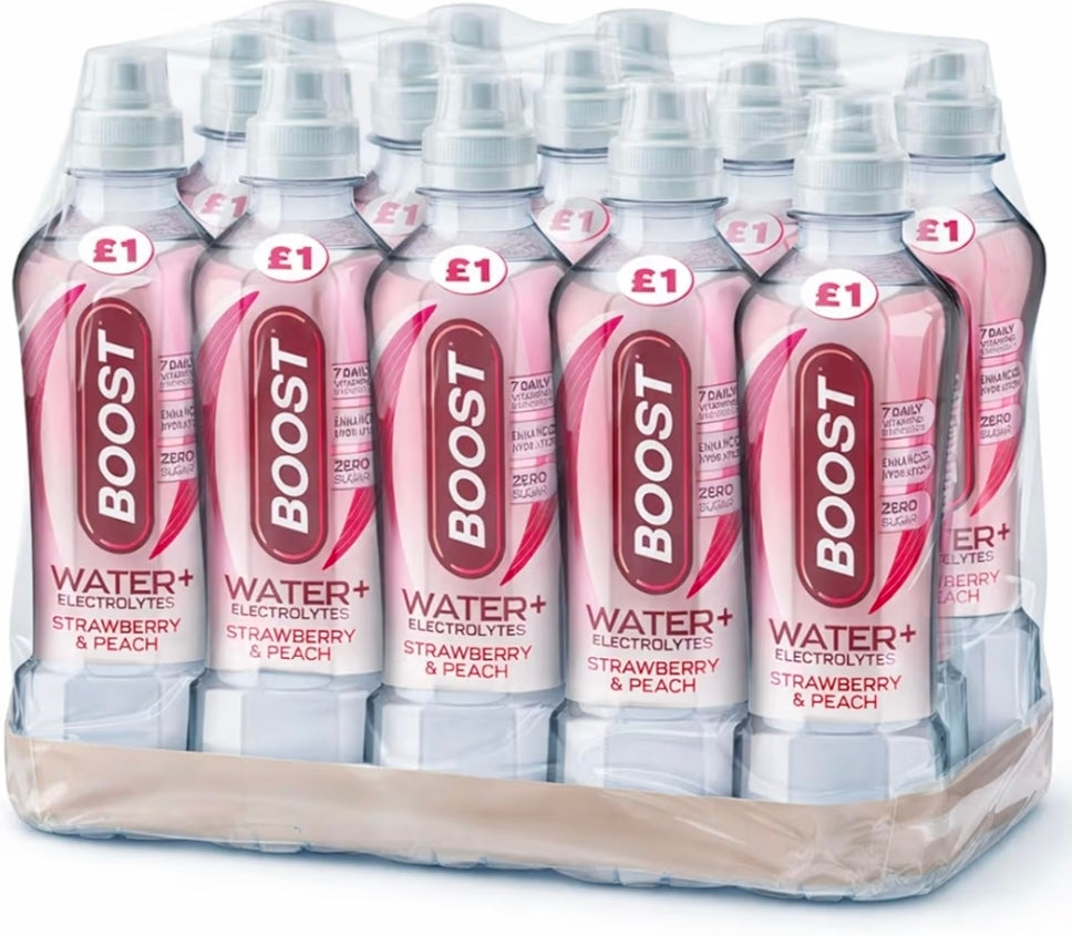 Boost Water & Electolytes Strawberry x12