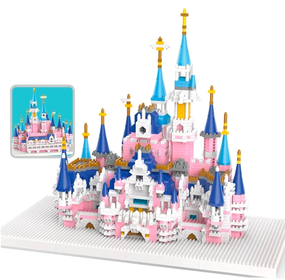 3000Pcs Architecture Mini Building Blocks Set Castle