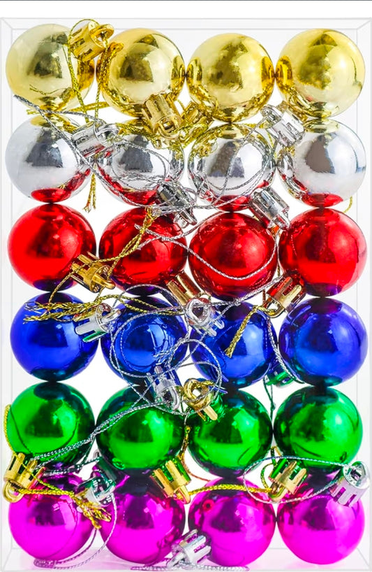 Multi colour Baubles