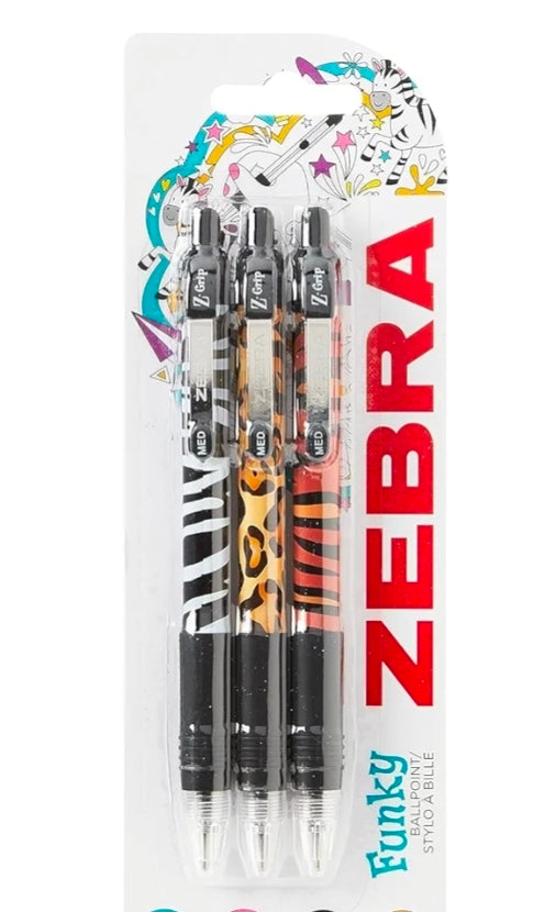Zebra Funky Pens