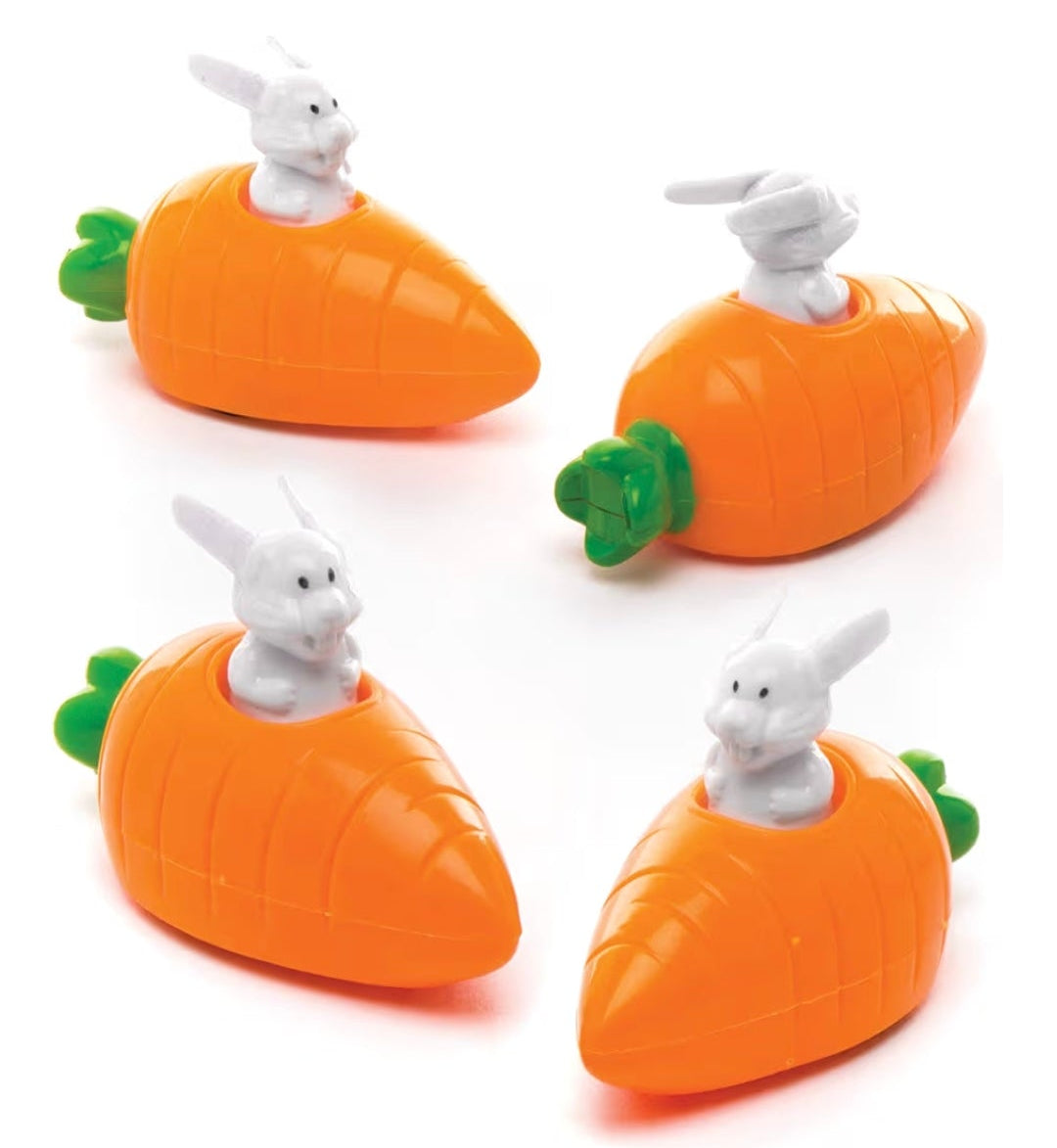 Bunny & Carrot Pull Back Racers (Pack of 4)