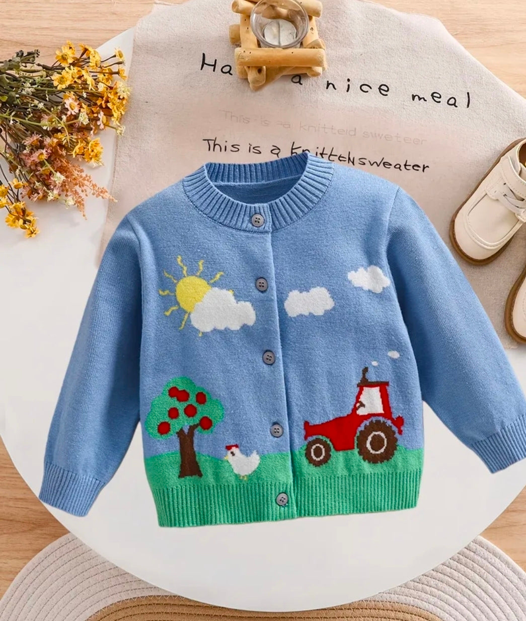 Knitted Boy Cardigan